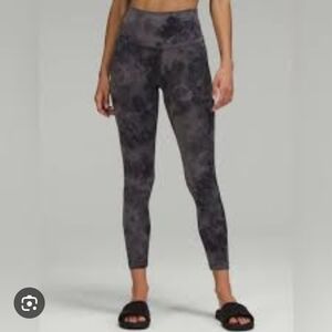 lululemon athletica Black Tie-Dye Leggings
